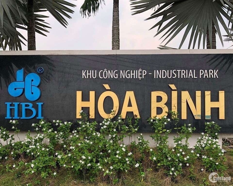 CHÍNH CHỦ CẦN SANG NHƯỢNG 1.4HA ĐẤT CÔNG NGHIỆP TẠI KCN HÒA BÌNH CÁCH QUỐC LỘ 1A