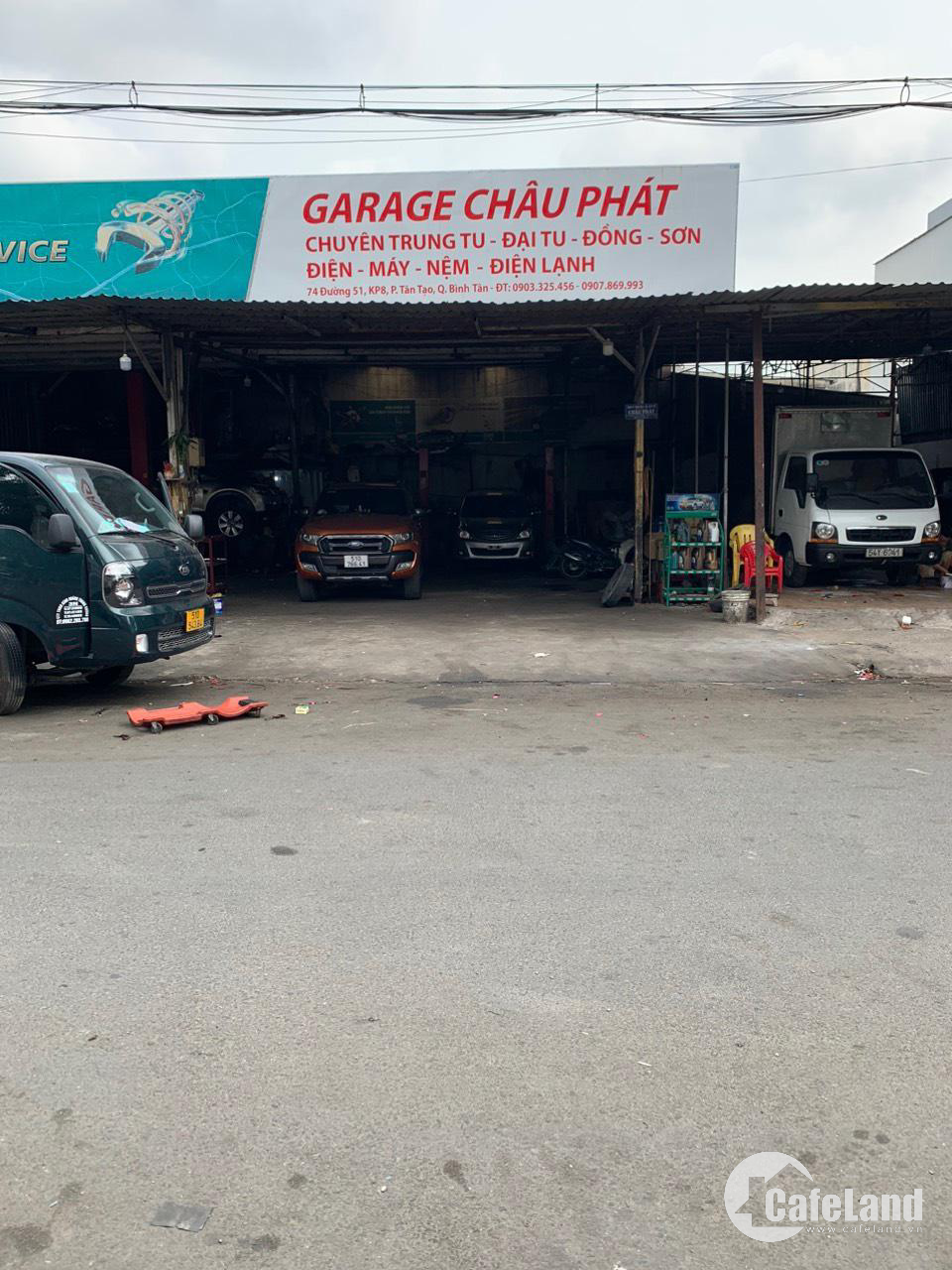 CHO THUÊ MẶT BẰNG GARA Ô TÔ, MẶT TIỀN ĐƯỜNG 59, KHU TÊN LỬA