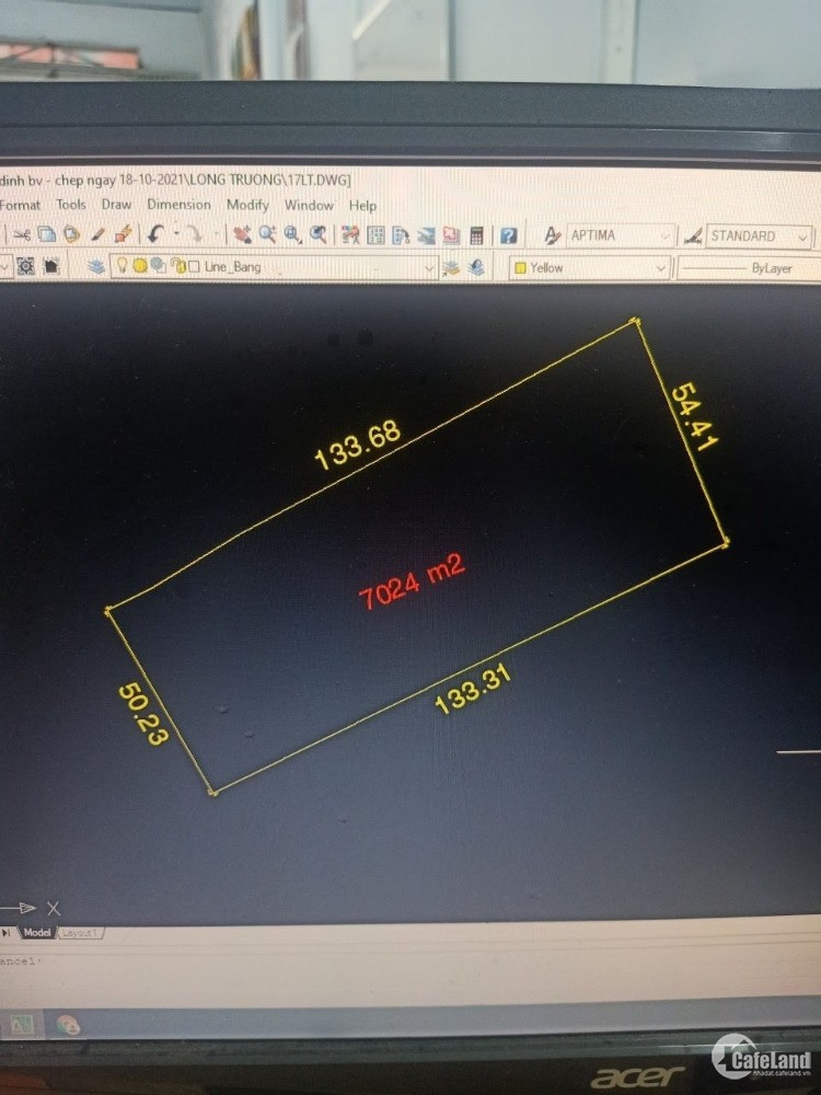 BDS HVL Cần cho thuê đất mặt đường Lã Xuân Oai Phường Long Trường Quận 9