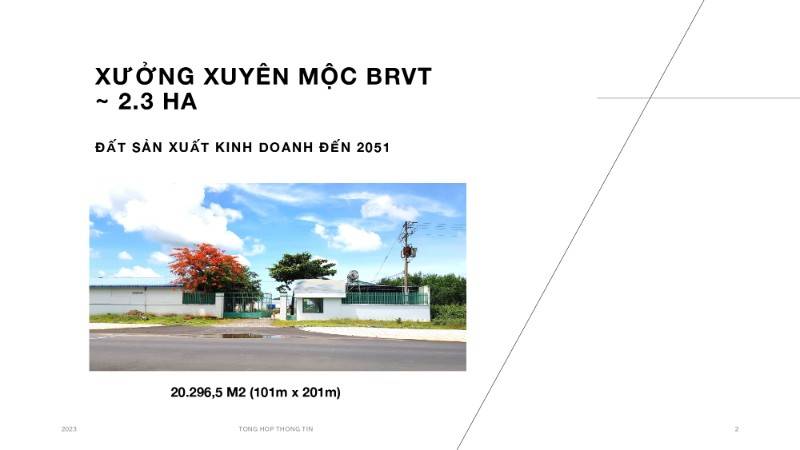 Bán 20.296m2 đất MẶT TIỀN đường HÙNG VƯƠNG, Xuyên Mộc