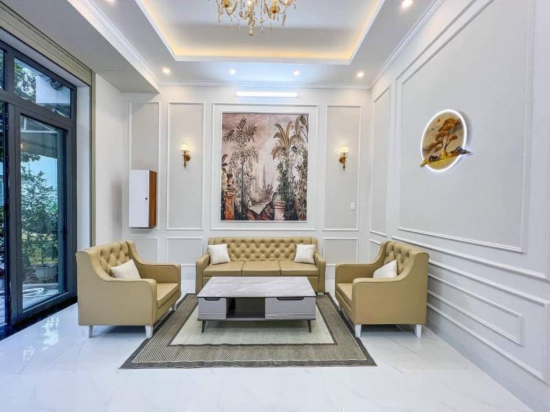 BÁN NHÀ MỚI FULL NỘI THẤT ĐƯỜNG D4 KDC HỒNG LOAN