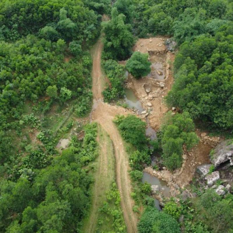 Vườn Xoài Cam Lâm 7,5ha có suối , Cách Biển Bãi Dài 9km, Giá rẻ 33k/m2