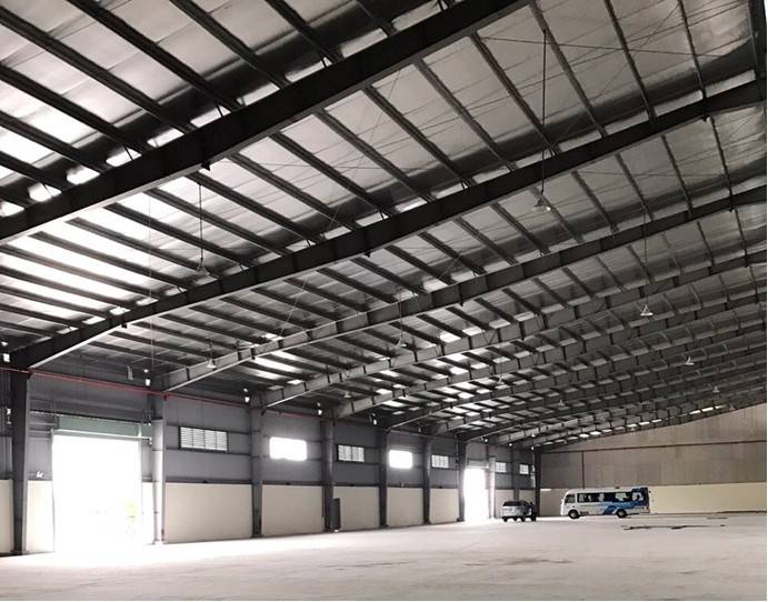 CHO THUÊ KHO XƯỞNG KCN PHÚ AN THẠNH, DT: 8.000M2, GIÁ: 55K/M2, LONG AN