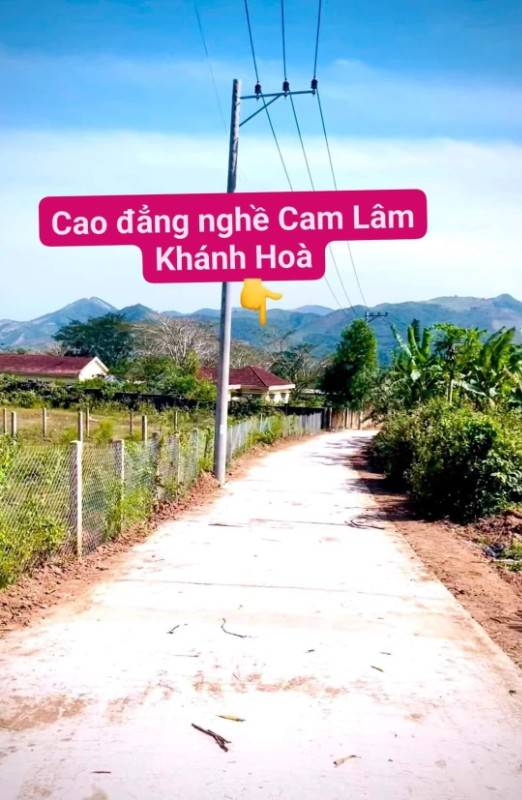 Bán đất làm nhà vườn xã Suối Cát huyện Cam Lâm tỉnh Khánh Hòa.