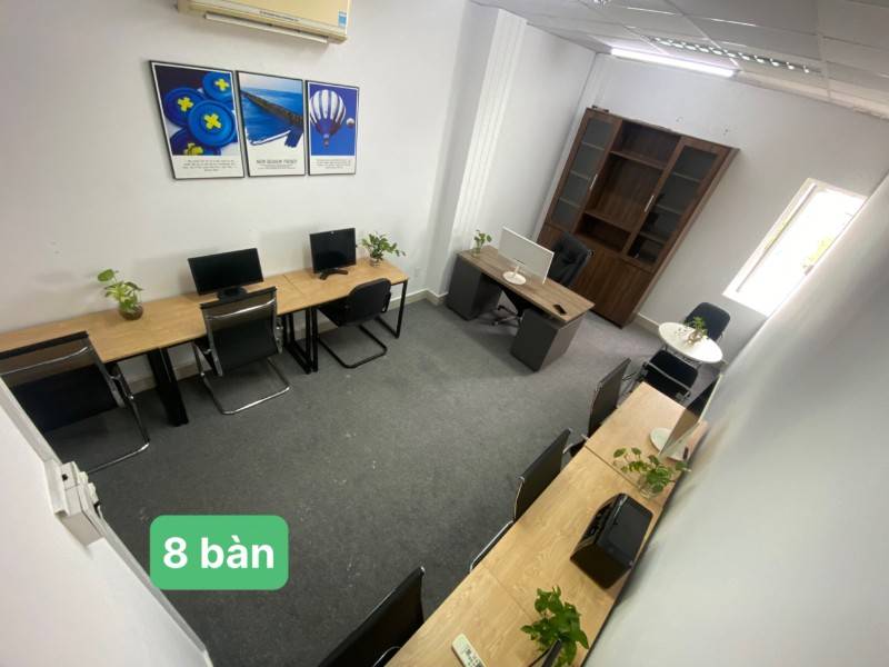 Giảm 30% giá thuê văn phòng ngắn hạn, văn phòng đầy đủ nội thất 15m2