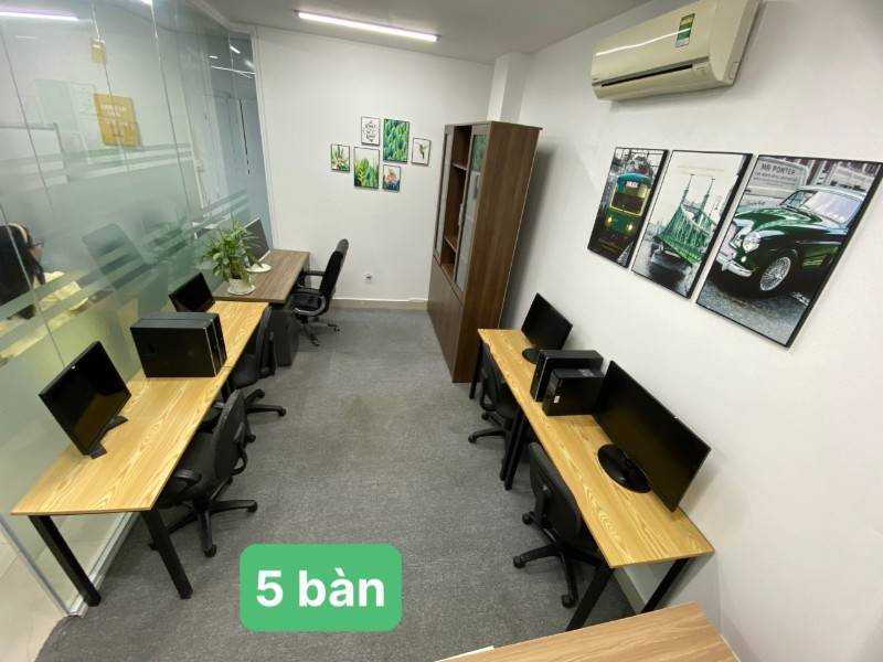 Giảm 30% giá thuê văn phòng ngắn hạn, văn phòng đầy đủ nội thất 15m2