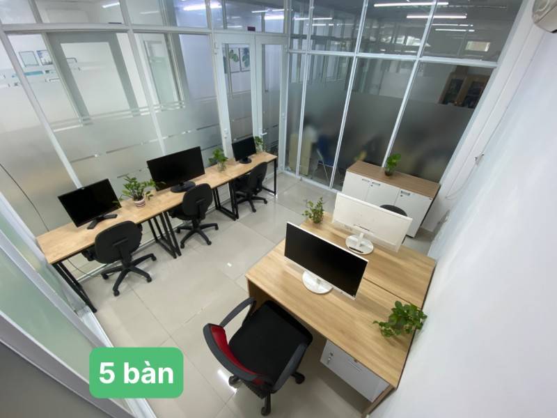 Giảm 30% giá thuê văn phòng ngắn hạn, văn phòng đầy đủ nội thất 15m2
