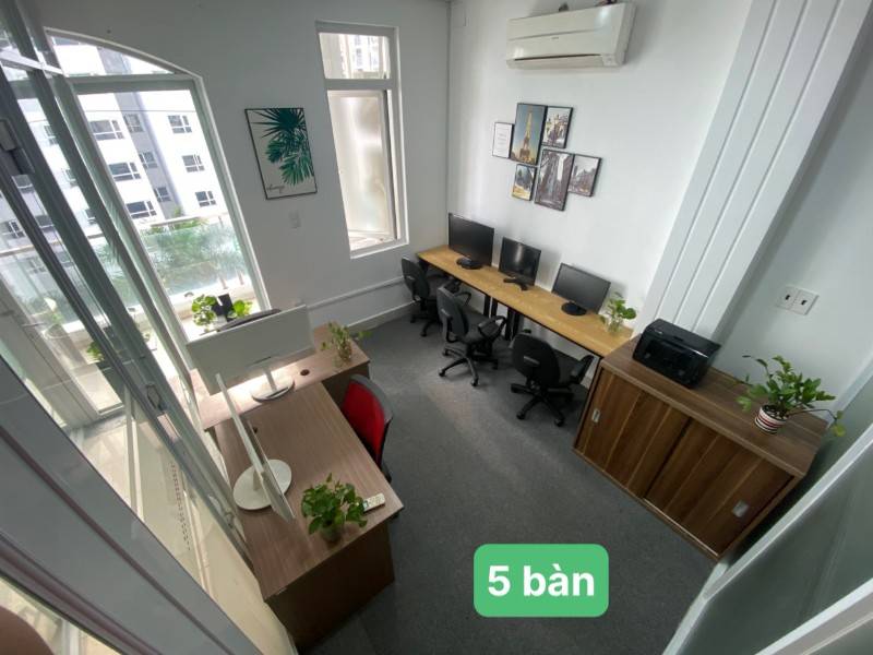 Giảm 30% giá thuê văn phòng ngắn hạn, văn phòng đầy đủ nội thất 15m2