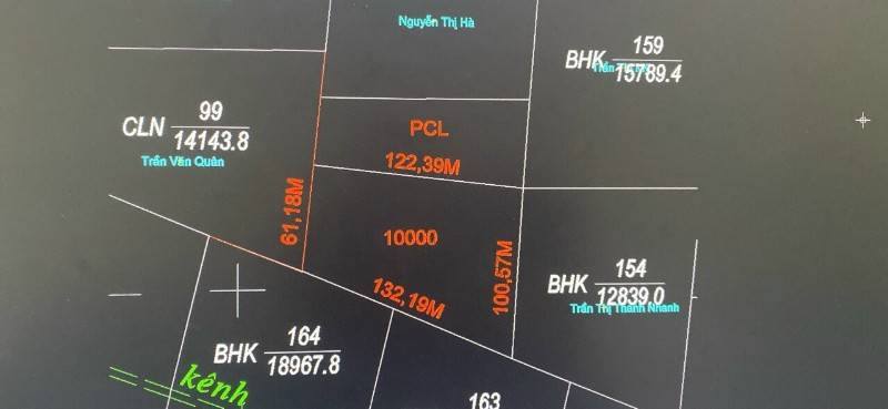 Chính chủ gửi, Bán gấp 16.000m2 Đất vườn Thạnh Hòa, Bến Lức, Long An