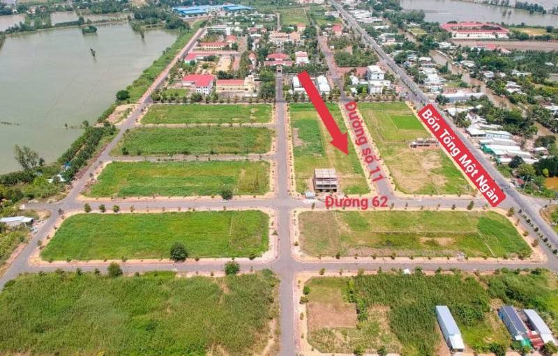 Bán nền giá tốt đường số 11 khu TTHC huyện Vĩnh Thạnh