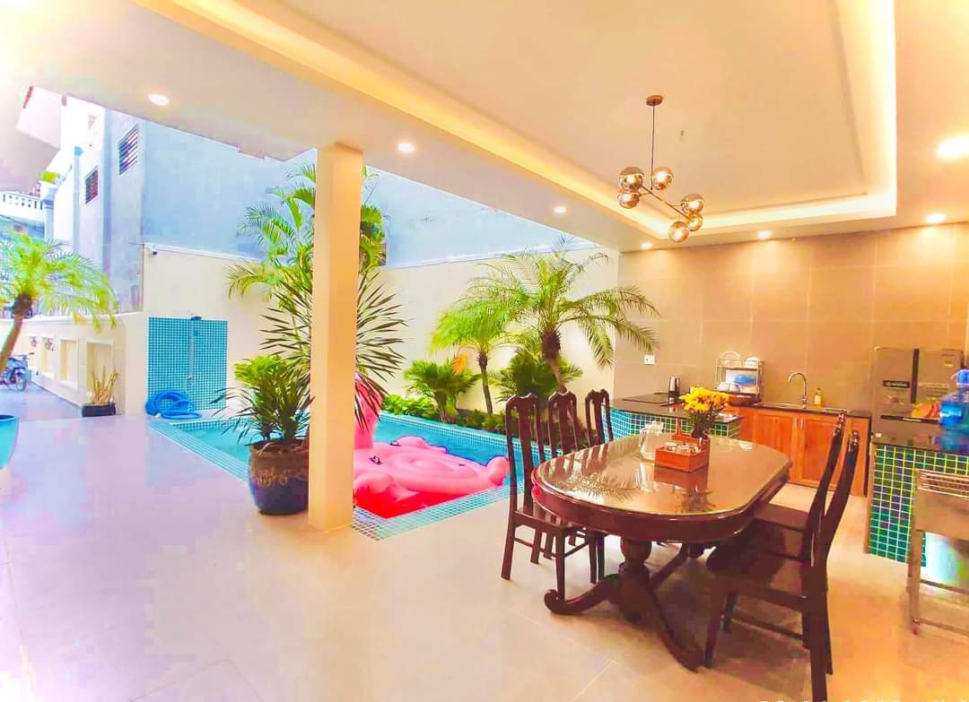 Villa Hồ Bơi Vũng Tàu sân siêu rộng