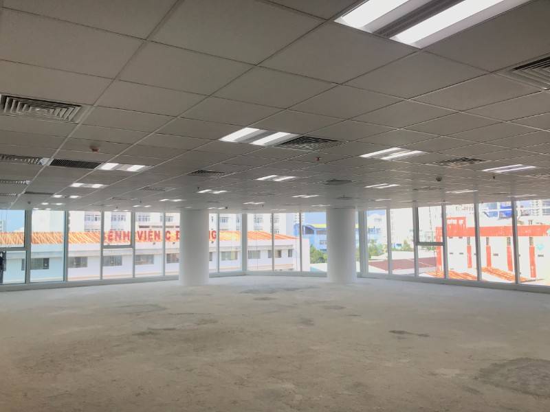 List VP trống diện tích 100-300m2 đầy đủ tiện nghi khu vực Q. Hải Châu