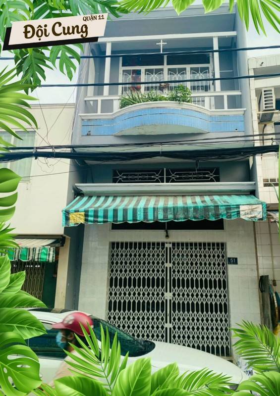 Tôi cần bán nhà 2 MT Đội Cung p11 Q11 ngay Bình Thới 7,9 Tỷ