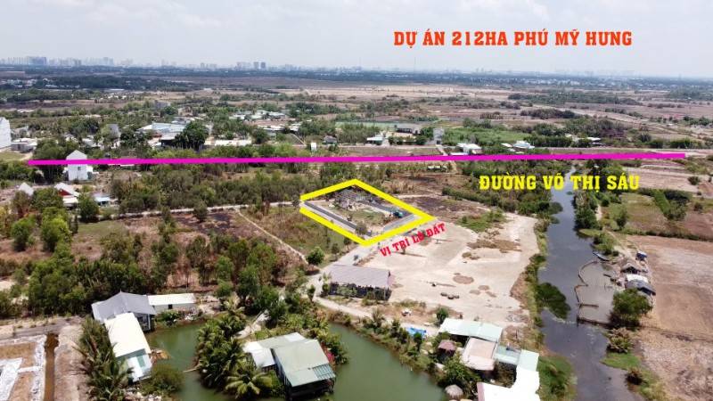 Chủ gửi bán miếng đất vườn xã Phú Đông kế bên dự án Phú Mỹ Hưng 212ha