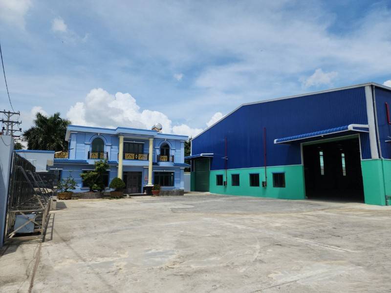 Cho thuê kho xưởng 6120m2 Nguyễn Hữu Trí, Thanh Phú,  Bến Lức, Long An